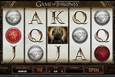 Spil på slot over tidens største seriehit Game of Thrones hos Unibet