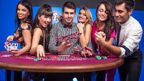 Eksempel på Blackjack Party fra et online spil