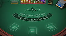 Dobbelt risiko med blackjack spillet Double Exposure, men også dobbelt så sjov