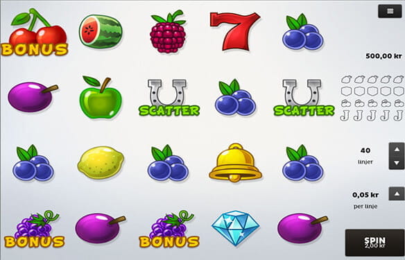 Fruits er et af de bingo spil, som rigtigt mange mennesker flokker til, når de først har prøvet at spille det online en enkelt gang eller to
