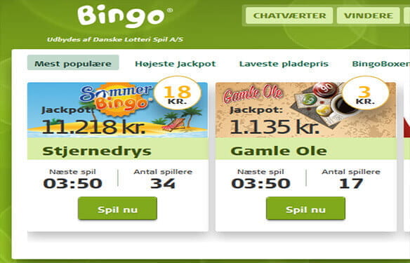 Danske Spil tilbyder markedets allerbedste jackpots, når det kommer til bingo-genren