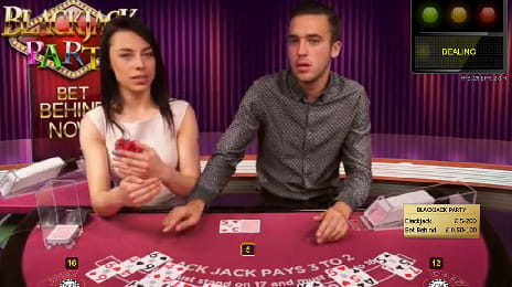 Blackjack Party er live casino i sin stærkeste form