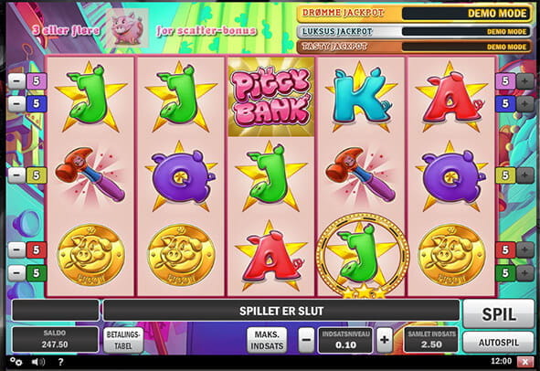 Du har mulighed for at prøve Piggy Bank af gratis her hos os, inden du spiller for ægte penge på dit online casino