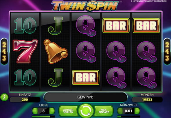 Twin Spin giver dig mulighed for at prøve spillet af gratis, inden du beslutter dig for, om det er dit nye casino yndlingsspil