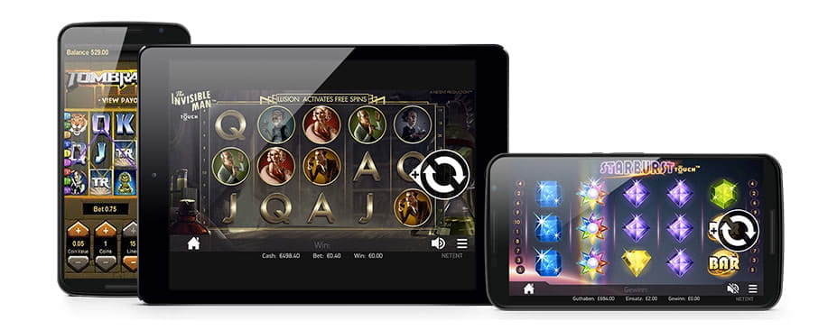 Eksempler på hvilke mobile platforme du kan spille casino slots på