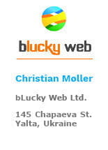 Unser offizielles logo der bLucky Web Limited