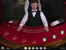 Et eksempel på live blackjack fra Maria Casino