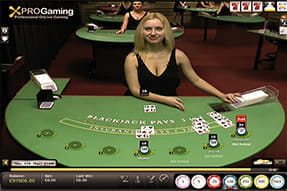 Du kan også spille Live Blackjack hos Mega Casino