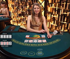 Et eksempel på PlayMillions live casino-del