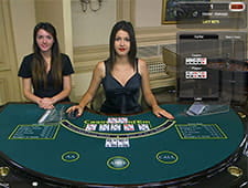 Et spil Live Casino Hold'em fra Betfair