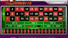 Eksempel på pinball roulette fra et online casino