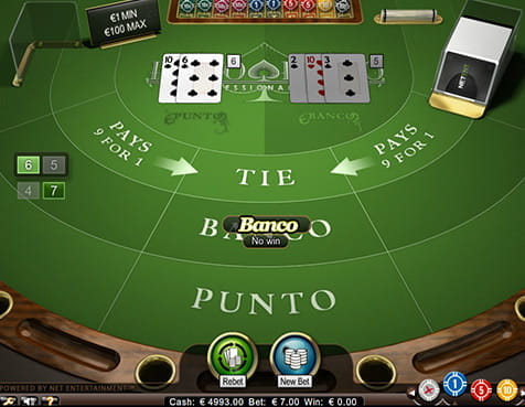 Punto banco er en af mest populære udgaver af baccarat både landbaseret og online