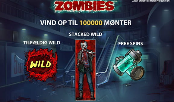 Bliv klar til en storslåeet zombiejagt med denne spillemaskine