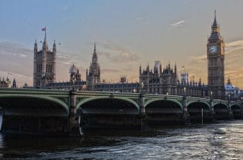 Det britiske parlament og Big Ben.